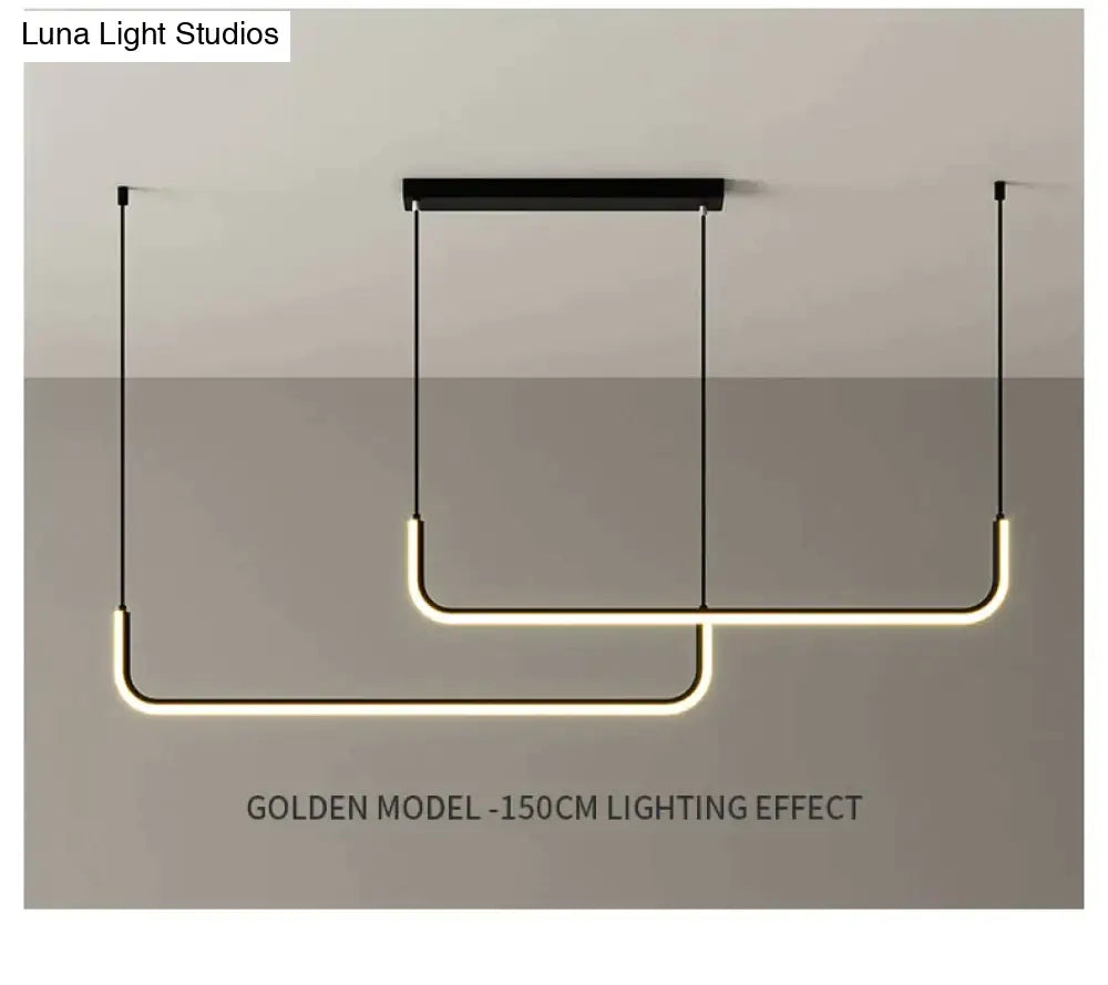 Nora - Linear Led Ceiling Chandelier