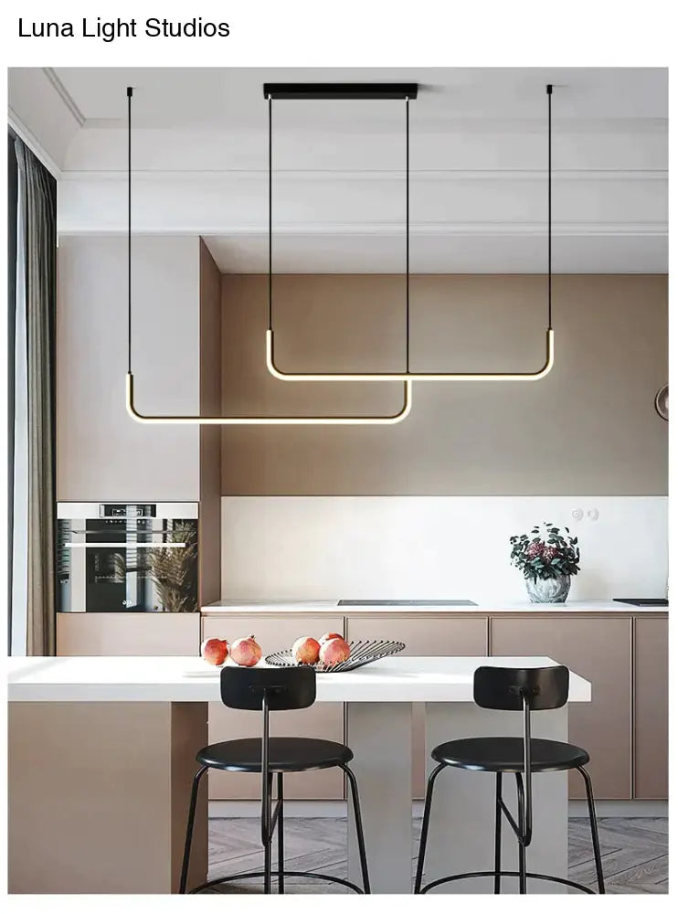 Nora - Linear Led Ceiling Chandelier