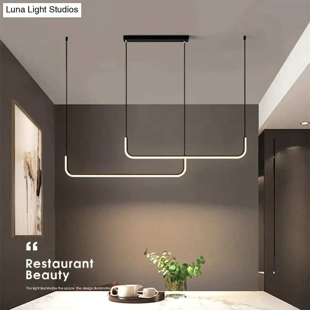 Nora - Linear Led Ceiling Chandelier