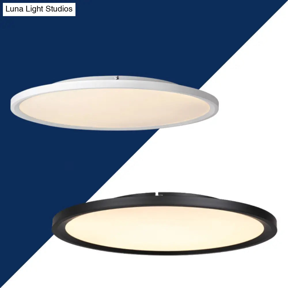 Nordic Acrylic Disk Led Flush Mount Ceiling Light For Living Room