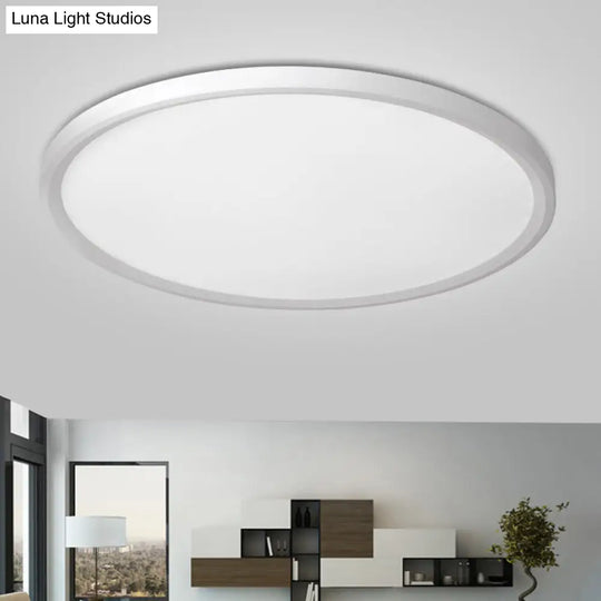 Nordic Acrylic Disk Led Flush Mount Ceiling Light For Living Room