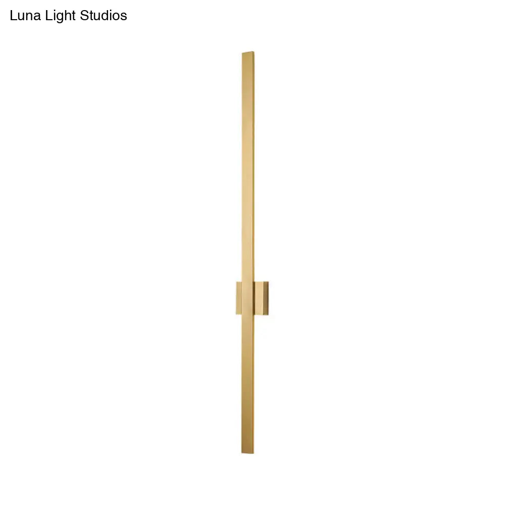 Nordic Acrylic Led Wall Light Sconce - Gold 23.5/31.5 Wide Warm/White