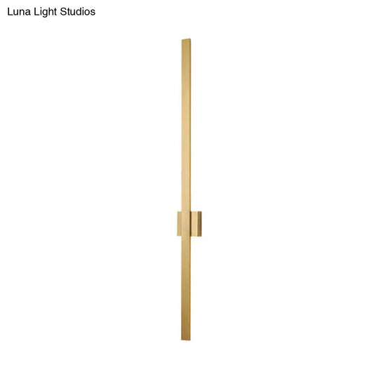 Nordic Acrylic Led Wall Light Sconce - Gold 23.5/31.5 Wide Warm/White