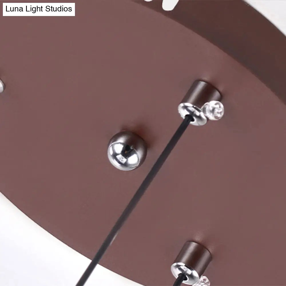 Nordic Acrylic Twist Dining Room Chandelier Pendant Light - Led Suspension Lamp