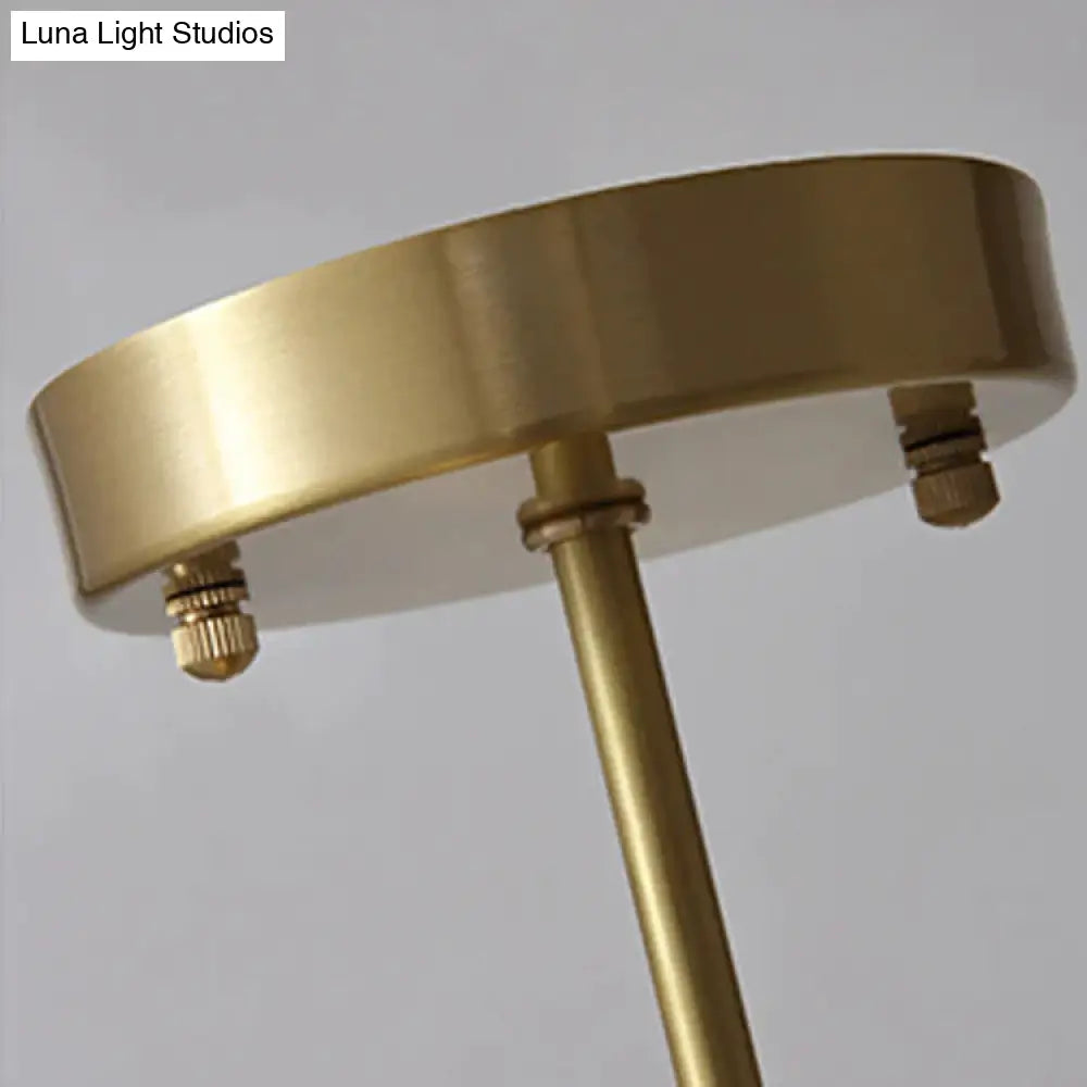 Nordic All Copper Single Head Ceiling Lamp