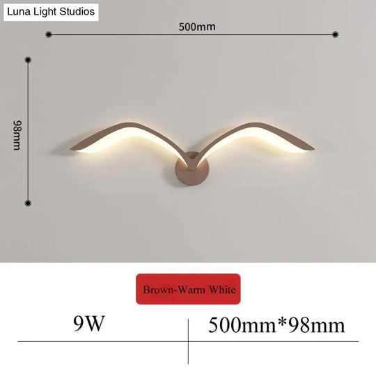 Nordic Avian Style Indoor Wall Lamp Light