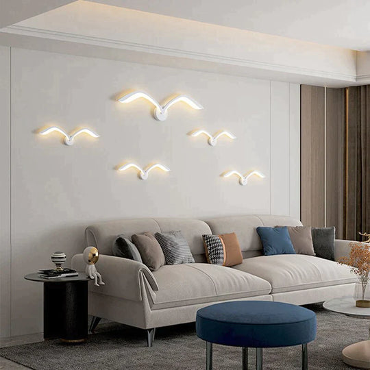 Nordic Avian Style Indoor Wall Lamp Light