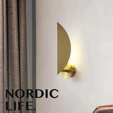 Nordic Bedroom Adjustable Copper Wall Lamp Lamps