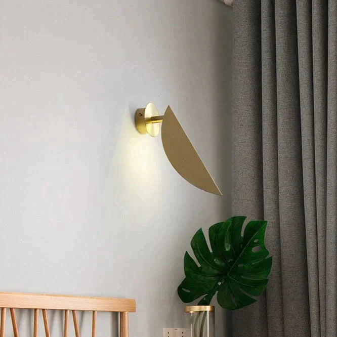 Nordic Bedroom Adjustable Copper Wall Lamp Lamps