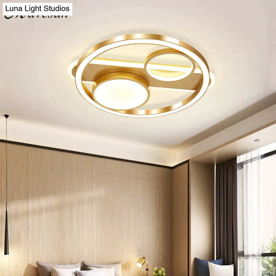 Nordic Bedroom Lamp Led Ceiling Room Lighting Simple Modern Creative Warm Romantic Light Luxury