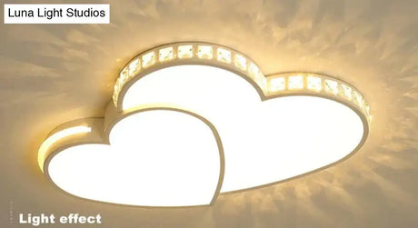 Nordic Bedroom Living Room Lamp Led Ceiling 52Cm*40Cm*6Cm / Warm Light