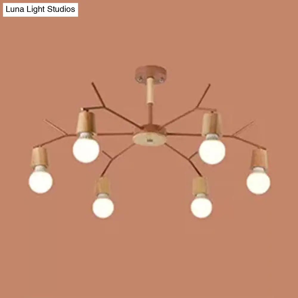 Nordic Branch Chandelier - Stylish Metal Pendant Light For Living Room