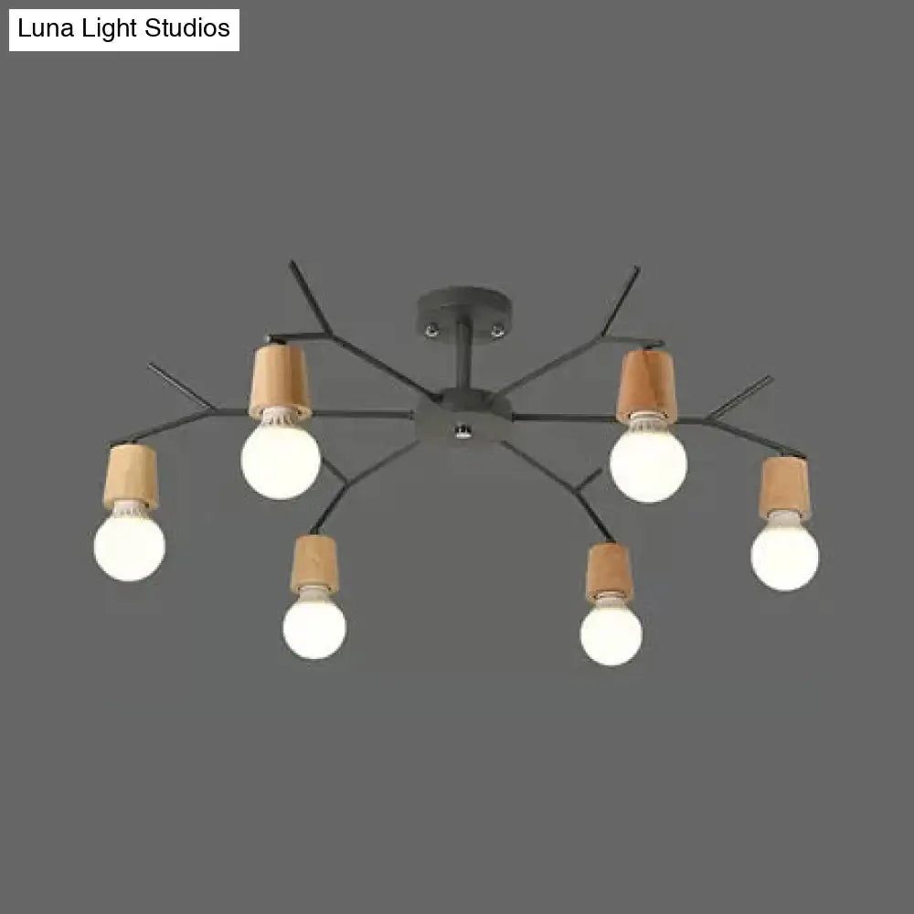 Nordic Branch Chandelier - Stylish Metal Pendant Light For Living Room