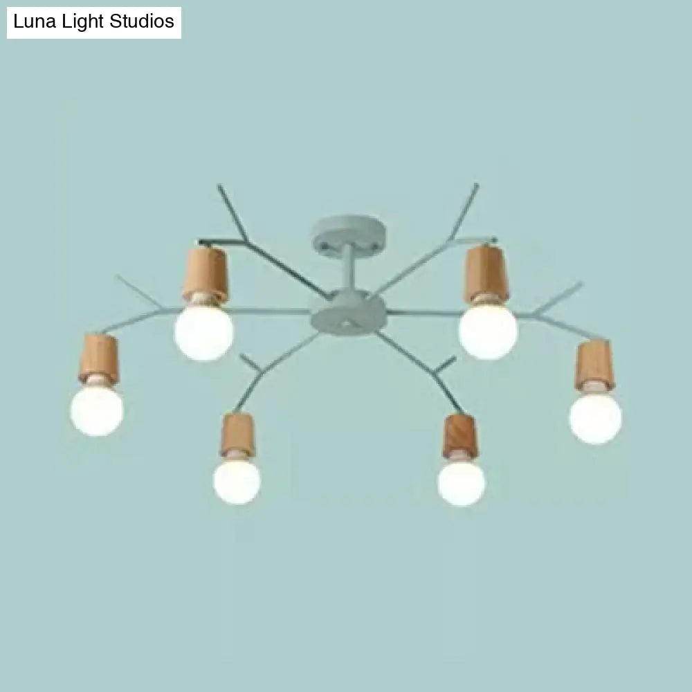 Nordic Branch Chandelier - Stylish Metal Pendant Light For Living Room