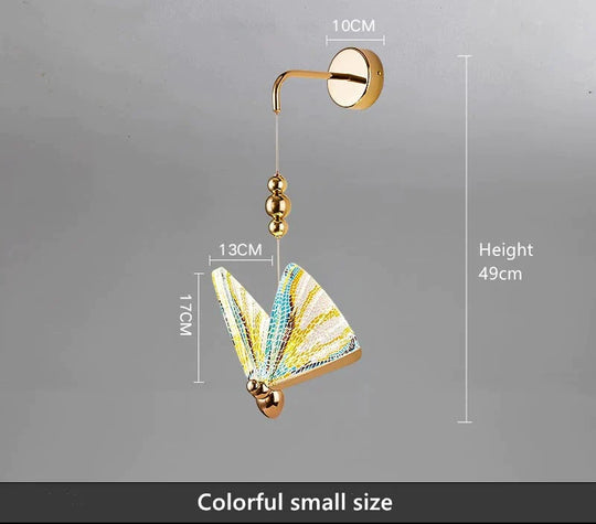 Nordic Butterfly Led Wall Light for Bedroom