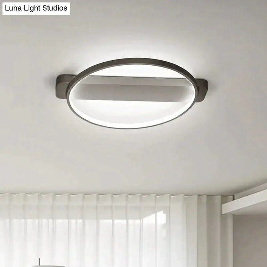 Nordic Circular Led Ceiling Light Living Room Lighting Fixture Bedroom Kitchen Surface Mount