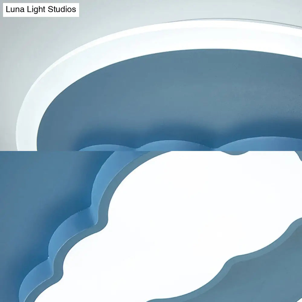 Nordic Cloud Metal Ceiling Lamp - Flush Mount For Childs Bedroom