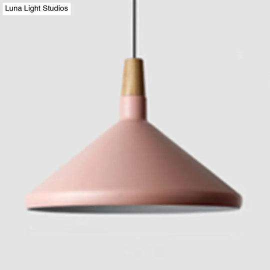 Nordic Aluminum Coolie Shade Suspension Pendant Light - 1 Head 7/10.5/15 Inch Wide Ideal For Office