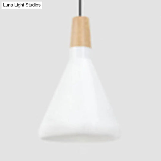 Nordic Aluminum Coolie Shade Suspension Pendant Light - 1 Head 7/10.5/15 Inch Wide Ideal For Office