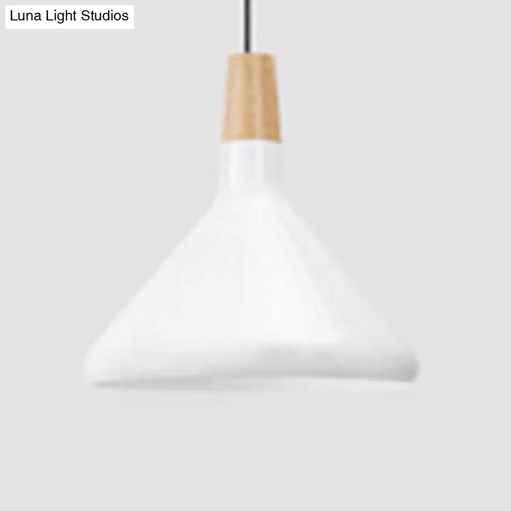 Nordic Aluminum Coolie Shade Suspension Pendant Light - 1 Head 7/10.5/15 Inch Wide Ideal For Office