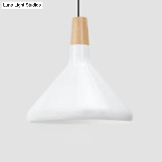 Nordic Aluminum Coolie Shade Suspension Pendant Light - 1 Head 7/10.5/15 Inch Wide Ideal For Office