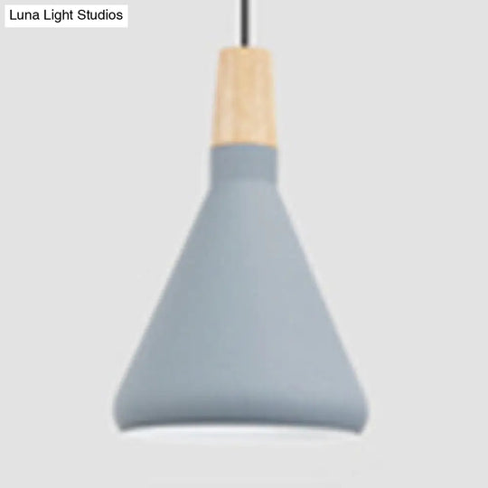 Nordic Aluminum Coolie Shade Suspension Pendant Light - 1 Head 7/10.5/15 Inch Wide Ideal For Office