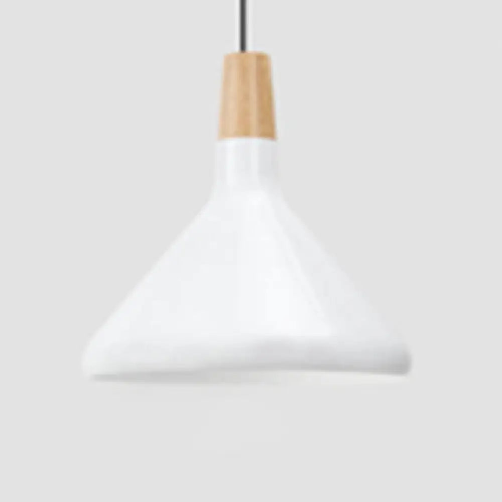 Nordic Coolie Shade Pendant Light For Office Coffee Shop - Aluminum 7/10.5/15 Inch Wide 1 Head