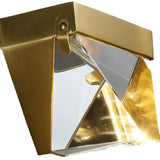 Nordic Copper Post-Modern Light Exquisite Crystal Bedroom Headwall Lamp Creative Corridor Staircase