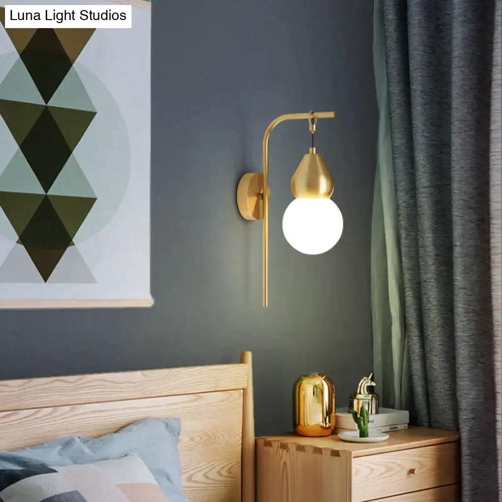 Nordic Corridor Bedside Lamp Copper Wall Lamps