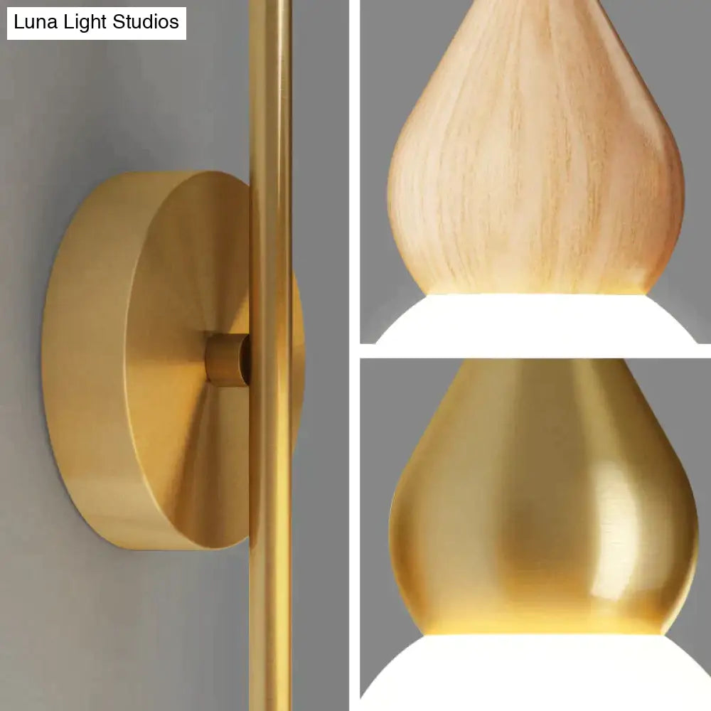 Nordic Corridor Bedside Lamp Copper Wall Lamps