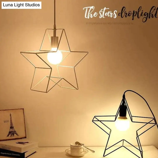 Nordic Creative Lovely Star Chandelier Ceiling