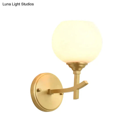 Nordic Creative Luxury Copper Wall Lamp Bedside Corridor Background Home Shop Window Display Golden