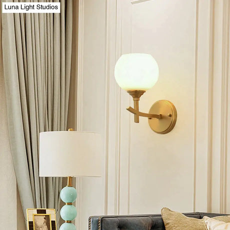 Nordic Creative Luxury Copper Wall Lamp Bedside Corridor Background Home Shop Window Display Lamps