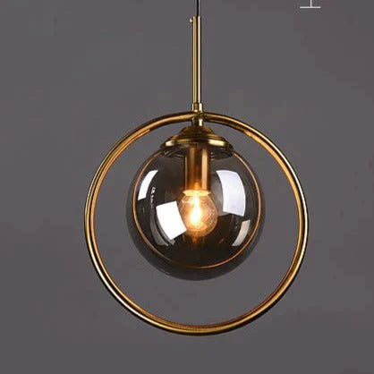 Nordic Creative Minimalist Bar Study Bedroom Bedside Magic Bean Lamp Glass Chandelier