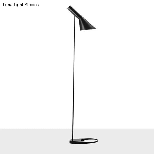 Nordic Design Aj Floor Lamp Black Metal Standing Light Living Room Bedroom Bedside Led Decorate