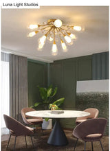 Nordic Dew Crystal Lamp Glass Ceiling