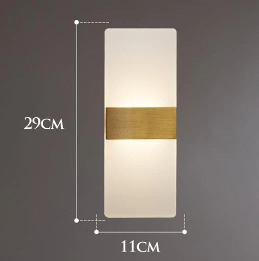 Nordic Fashion Lamp Bedroom Copper Wall Lamps