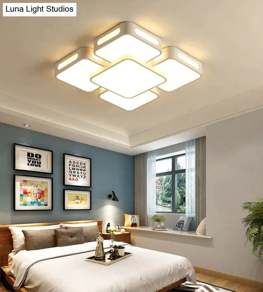 Nordic Fashion Simple Living Room Led Ceiling Lamp