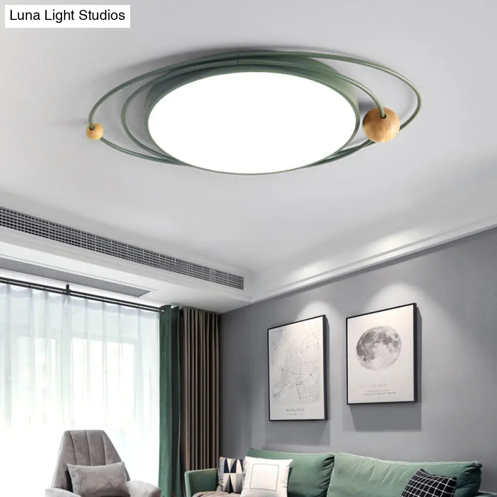 Nordic Flush-Mount Led Ceiling Lamp For Kids Bedroom