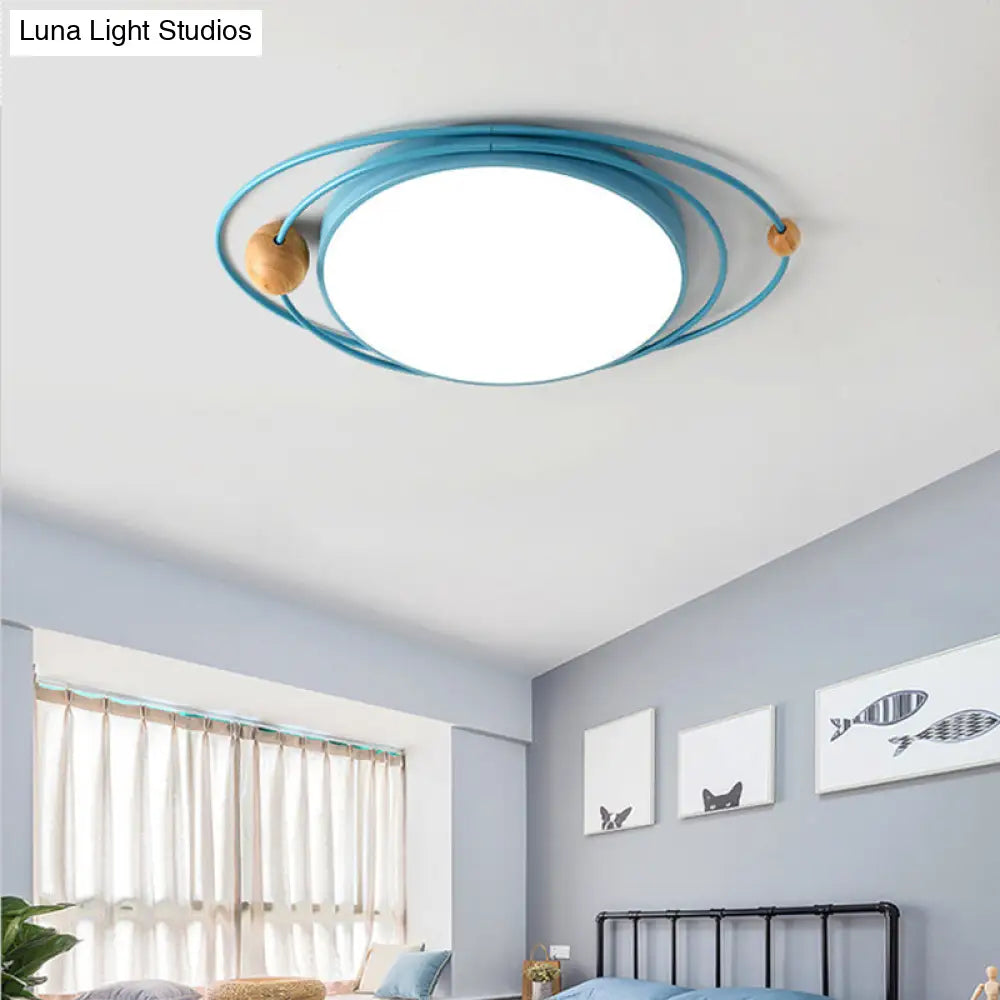 Nordic Flush - Mount Led Ceiling Lamp For Kids Bedroom