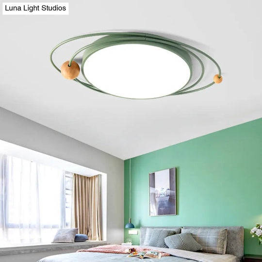 Nordic Flush-Mount Led Ceiling Lamp For Kids Bedroom