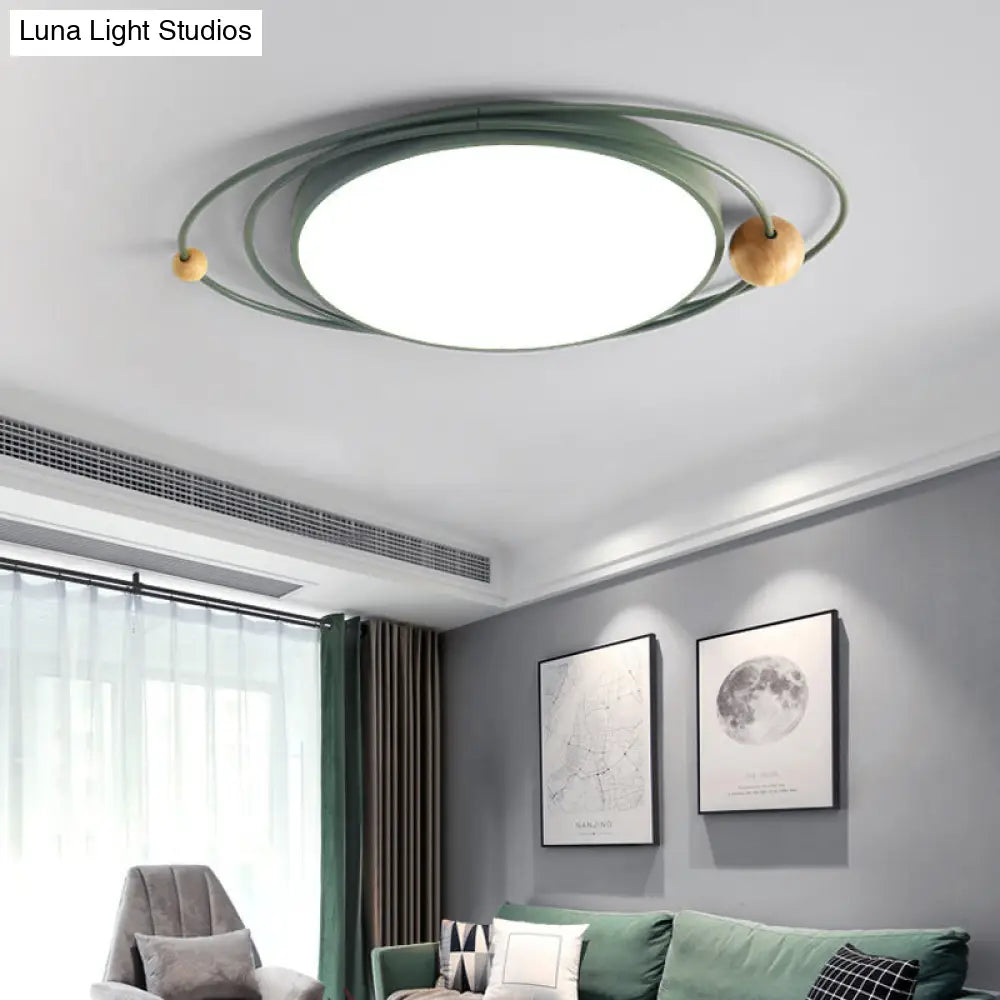 Nordic Flush - Mount Led Ceiling Lamp For Kids Bedroom