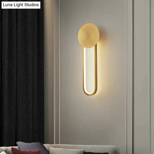 Nordic Gold Pure Copper Bedroom Wall Lamp Lamps