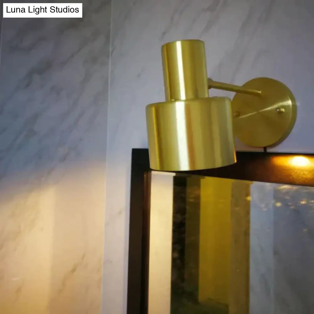 Nordic Golden Living Room Bedroom Bedside Bathroom Copper Wall Lamp Lamps