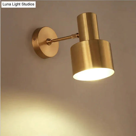 Nordic Golden Living Room Bedroom Bedside Bathroom Copper Wall Lamp Copper Wall Lamps