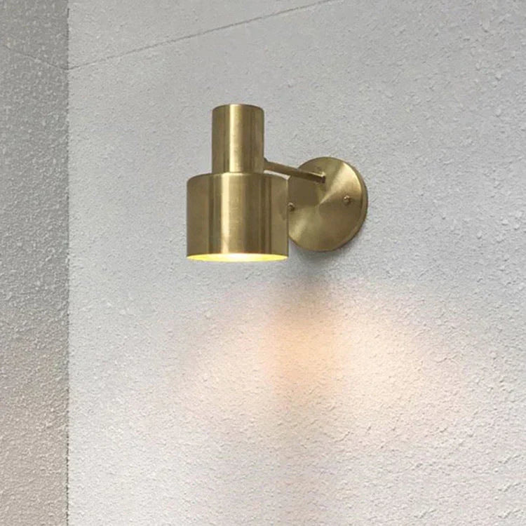 Nordic Golden Living Room Bedroom Bedside Bathroom Copper Wall Lamp Lamps