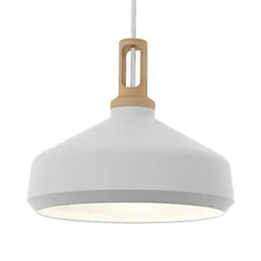 Nordic Hanging Pendant Light With Cone/Barn Metal Shade For Dining Room - 9.5’’/14’’ Wide