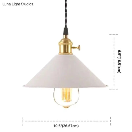 Nordic Industrial Macarons Pendant Light - Metal Colorful 1-Light Lighting