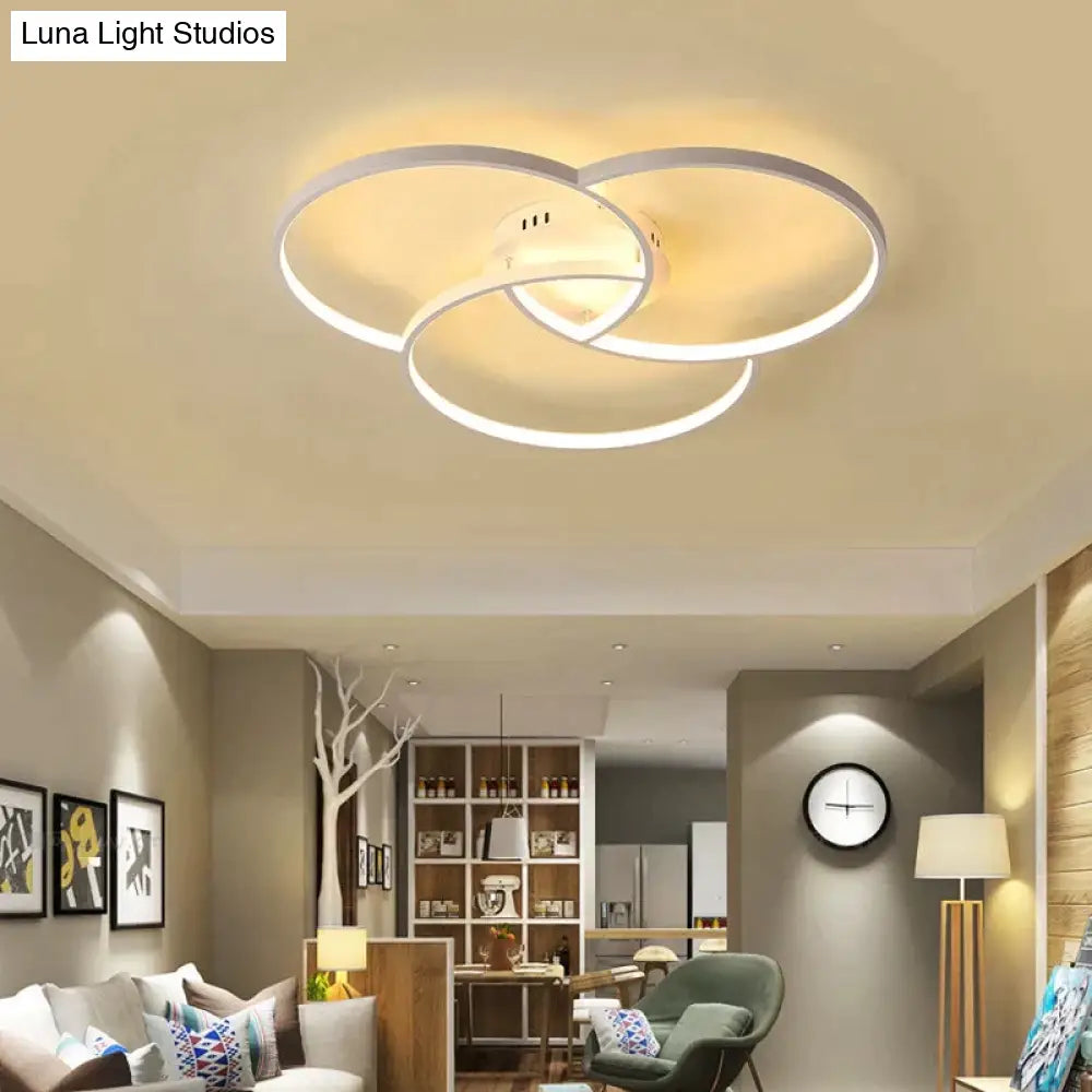 Nordic-Inspired Led Ceiling Lamp - Illuminate Your Living Room Or Bedroom With Elegance And Style