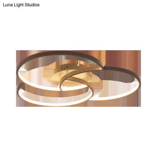 Nordic-Inspired Led Ceiling Lamp - Illuminate Your Living Room Or Bedroom With Elegance And Style